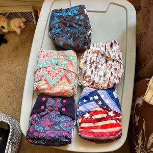 All-In-One OS Cloth Diaper Lot